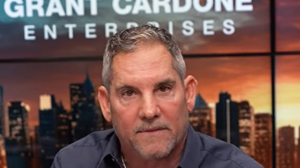 Grant Cardone, ``The stupidest and most selfish thing a person can do'' is to start a new business - you end up being slave and master for nothing - instead he says: It is as follows